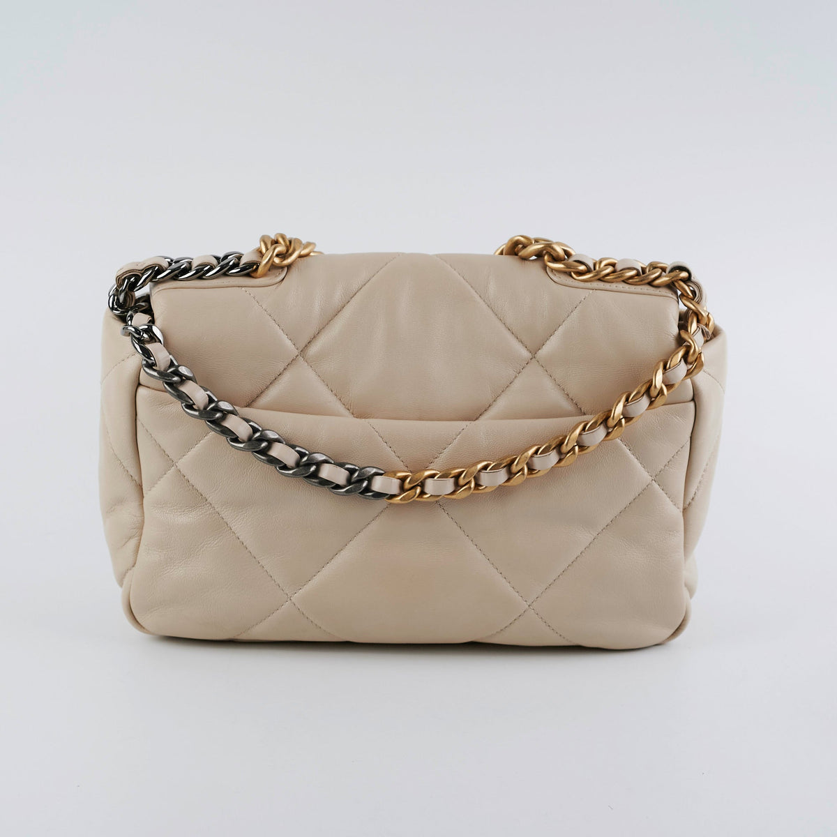 Chanel 19 Small Beige Crossbody Bag - photo 2