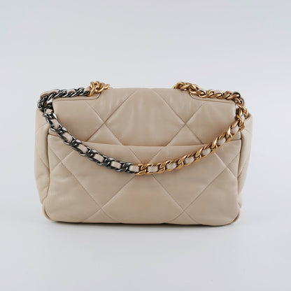 Chanel 19 Small Beige Crossbody Bag - photo 2