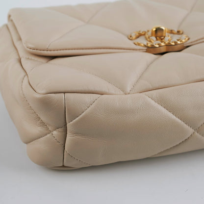 Chanel 19 Small Beige Crossbody Bag - photo 10