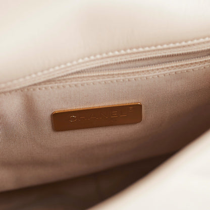 Chanel 19 Small Beige Crossbody Bag - photo 6