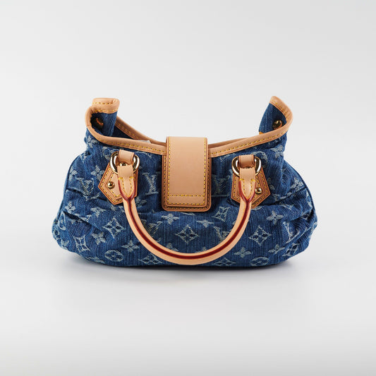 Louis Vuitton Pleaty Denim Handbag - photo 2