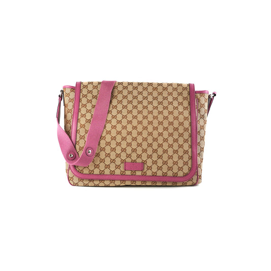 Gucci Baby Bag with Changemat Monogram Pink - photo 1