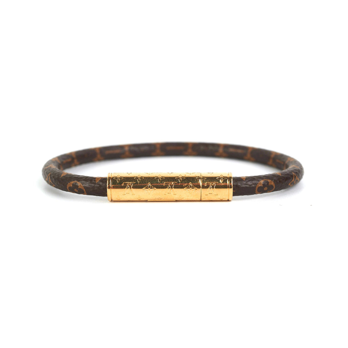 Louis Vuitton Monogram Confidential Bracelet Size 19 - photo 1
