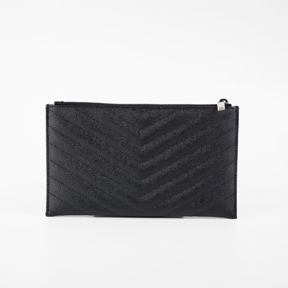 Saint Laurent Cassandre Zip Pouch Black - photo 2