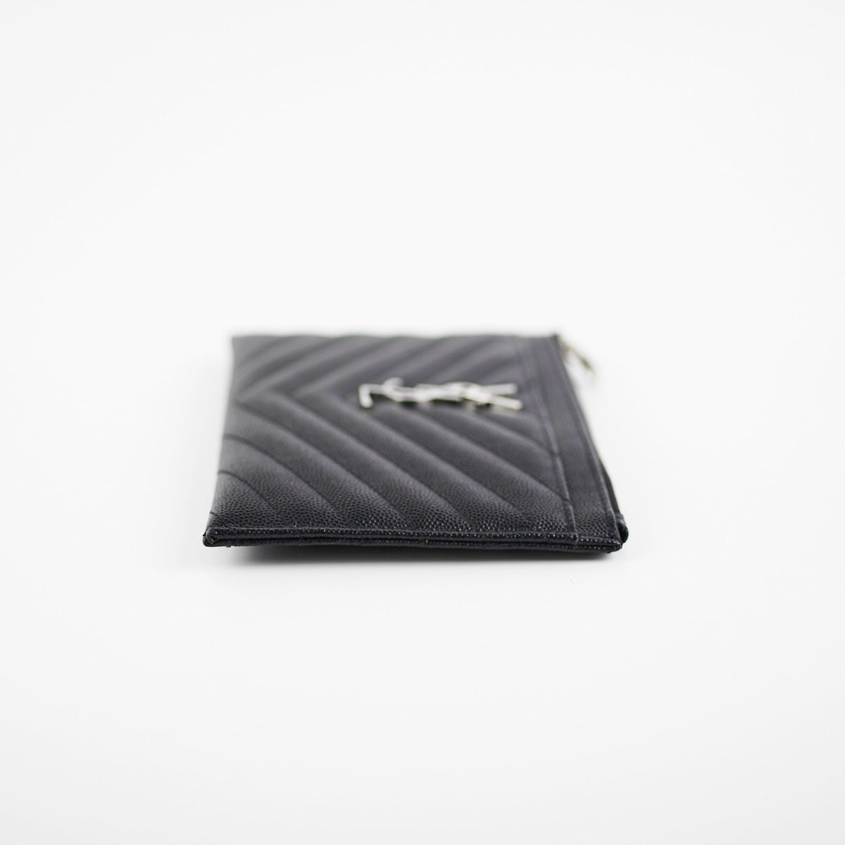 Saint Laurent Cassandre Zip Pouch Black - photo 4