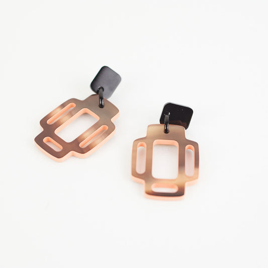 Hermes H lacquered horn Earrings - photo 2