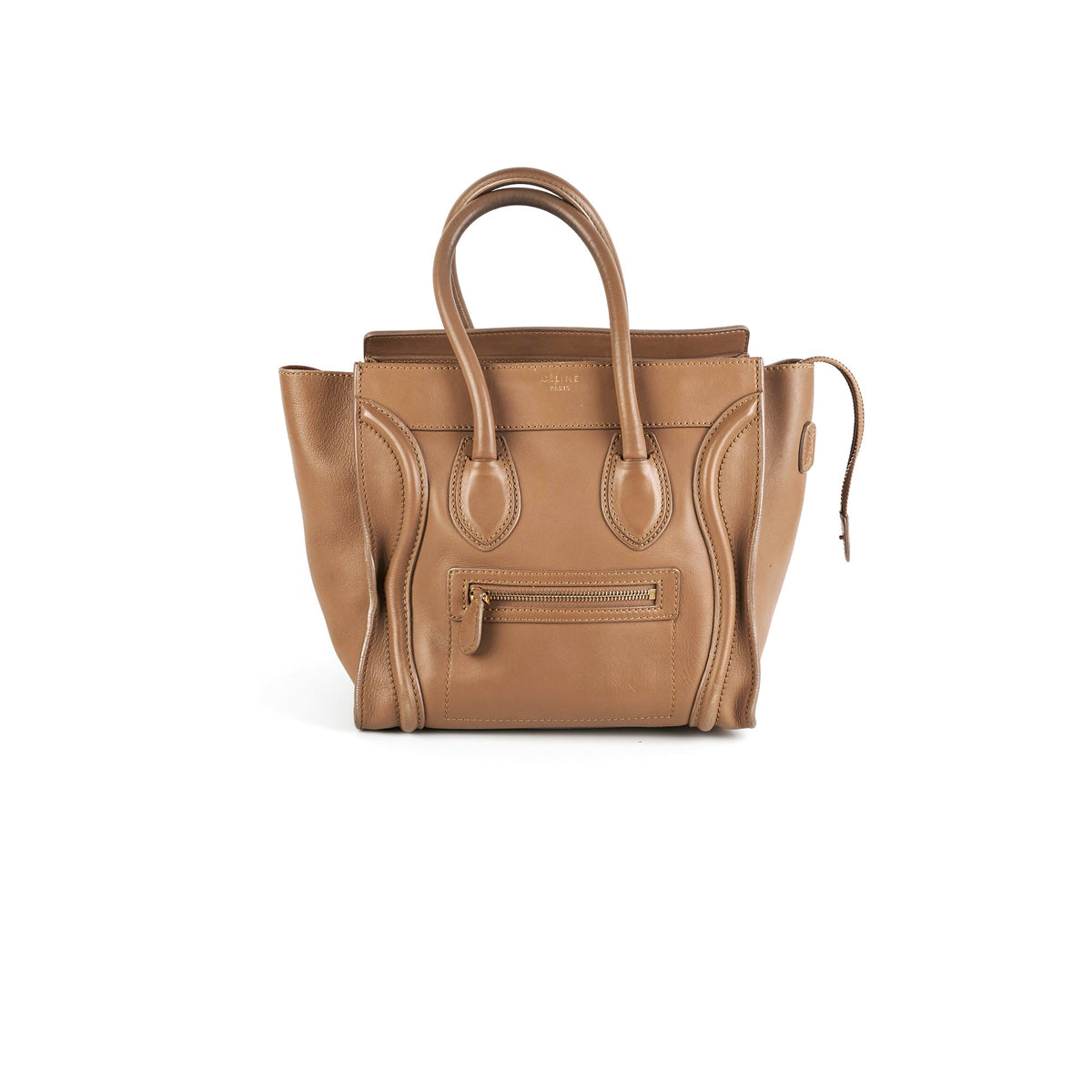 Celine Micro Luggage Taupe Tote - photo 1