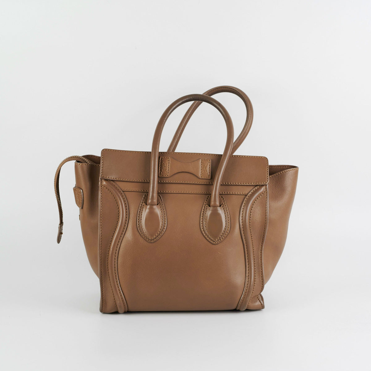 Celine Micro Luggage Taupe Tote - photo 2
