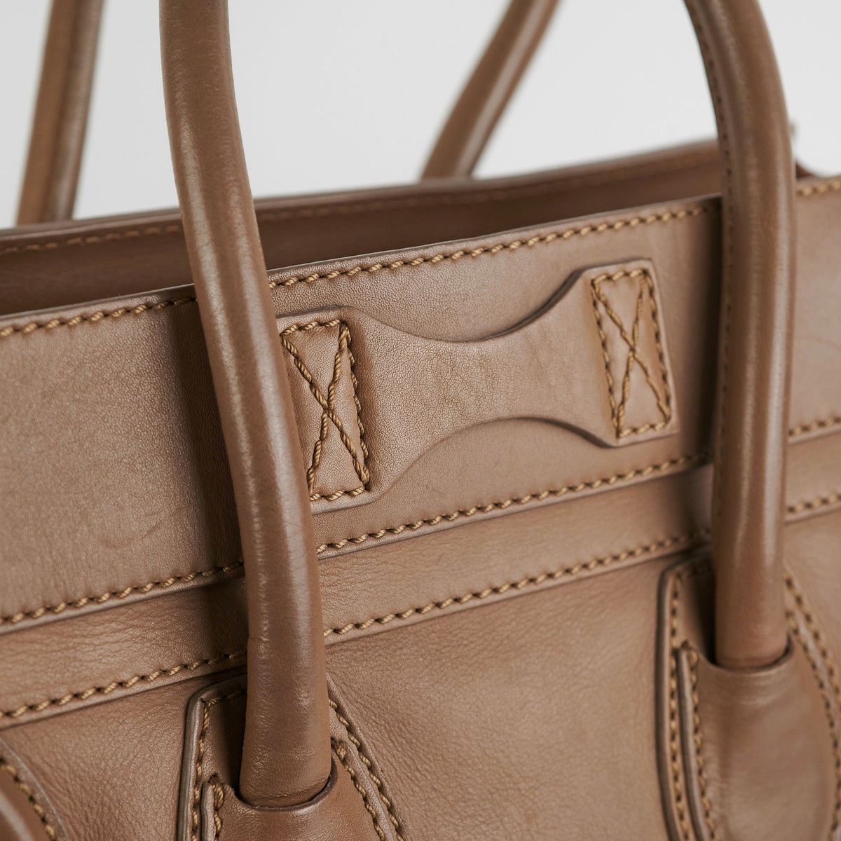 Celine Micro Luggage Taupe Tote - photo 12