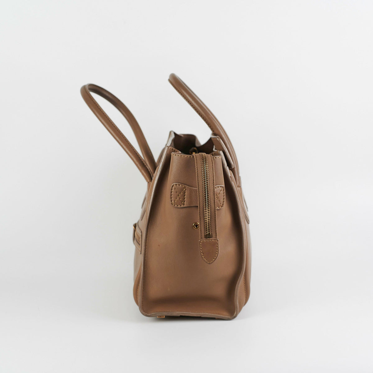 Celine Micro Luggage Taupe Tote - photo 3