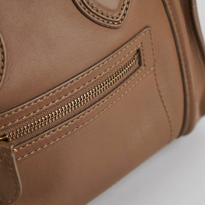 Celine Micro Luggage Taupe Tote - photo 8