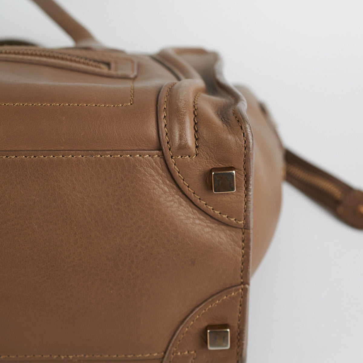 Celine Micro Luggage Taupe Tote - photo 16
