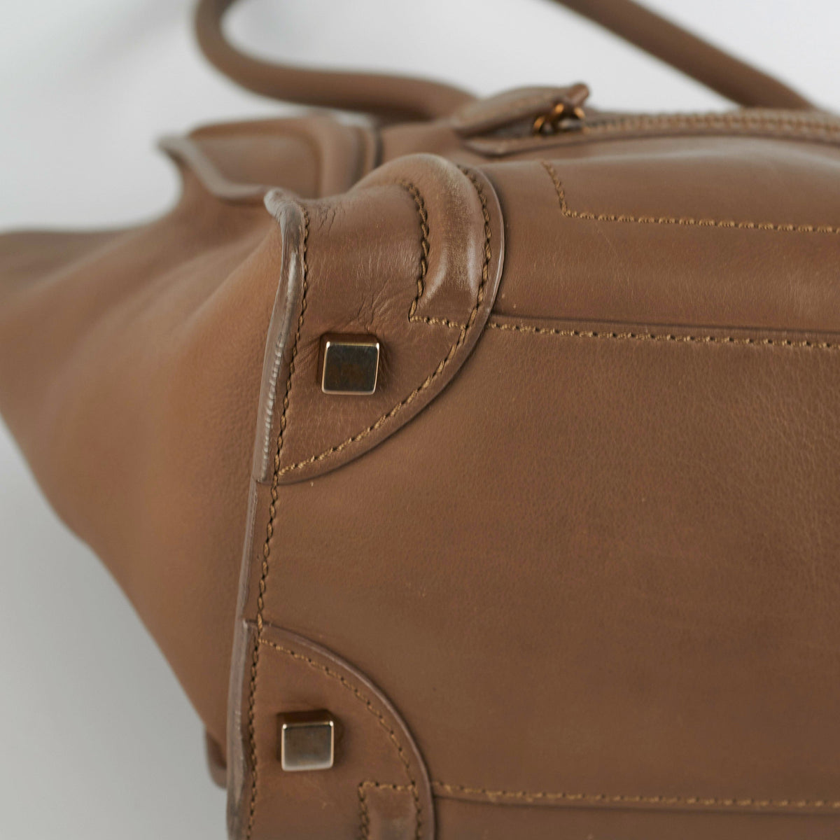 Celine Micro Luggage Taupe Tote - photo 17