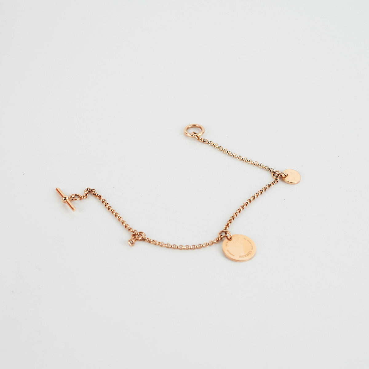 Hermes Ex Libris Bracelet 18K Rose Gold 2023 - photo 2