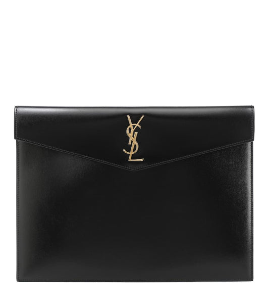 Uptown Large Leather Clutch - image 1