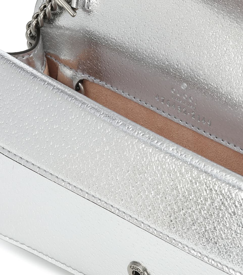 Dionysus Super Mini Crossbody Bag Silver - image 3