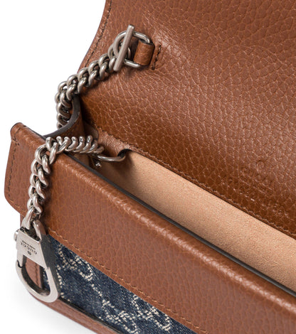 Dionysus Super Mini Denim Crossbody Bag - image 3