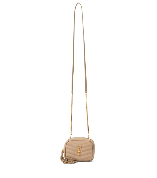 Lou Micro Leather Crossbody Bag - image 1
