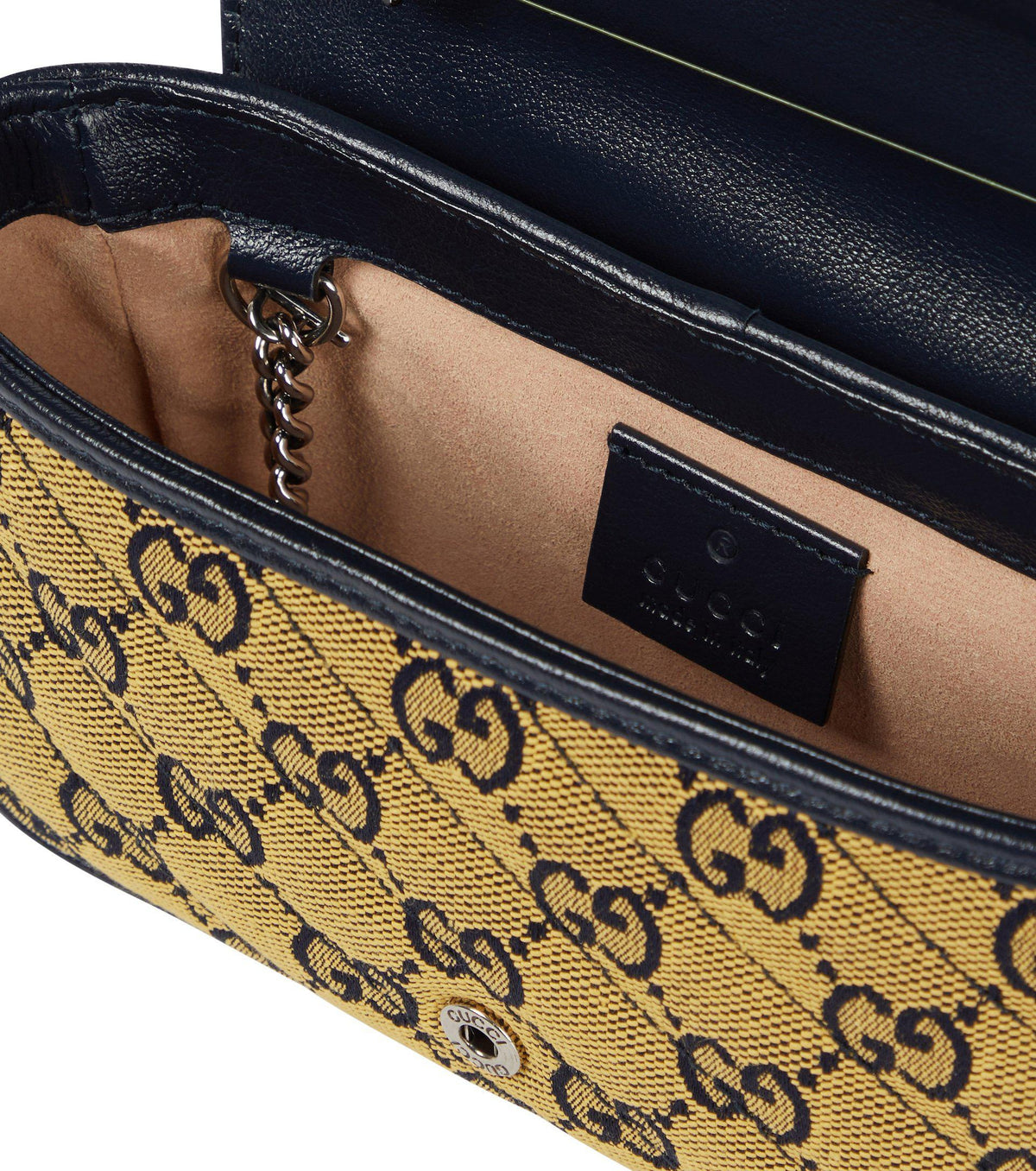 Gg Marmont Super Mini Shoulder Bag Yellow - image 3