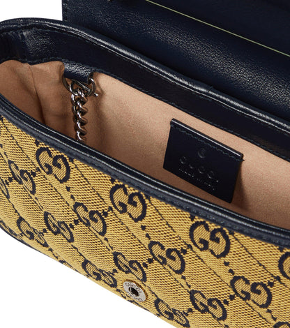 Gg Marmont Super Mini Shoulder Bag Yellow - image 3