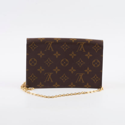 Louis Vuitton Flore Chain Wallet On Chain Monogram Pink - photo 3