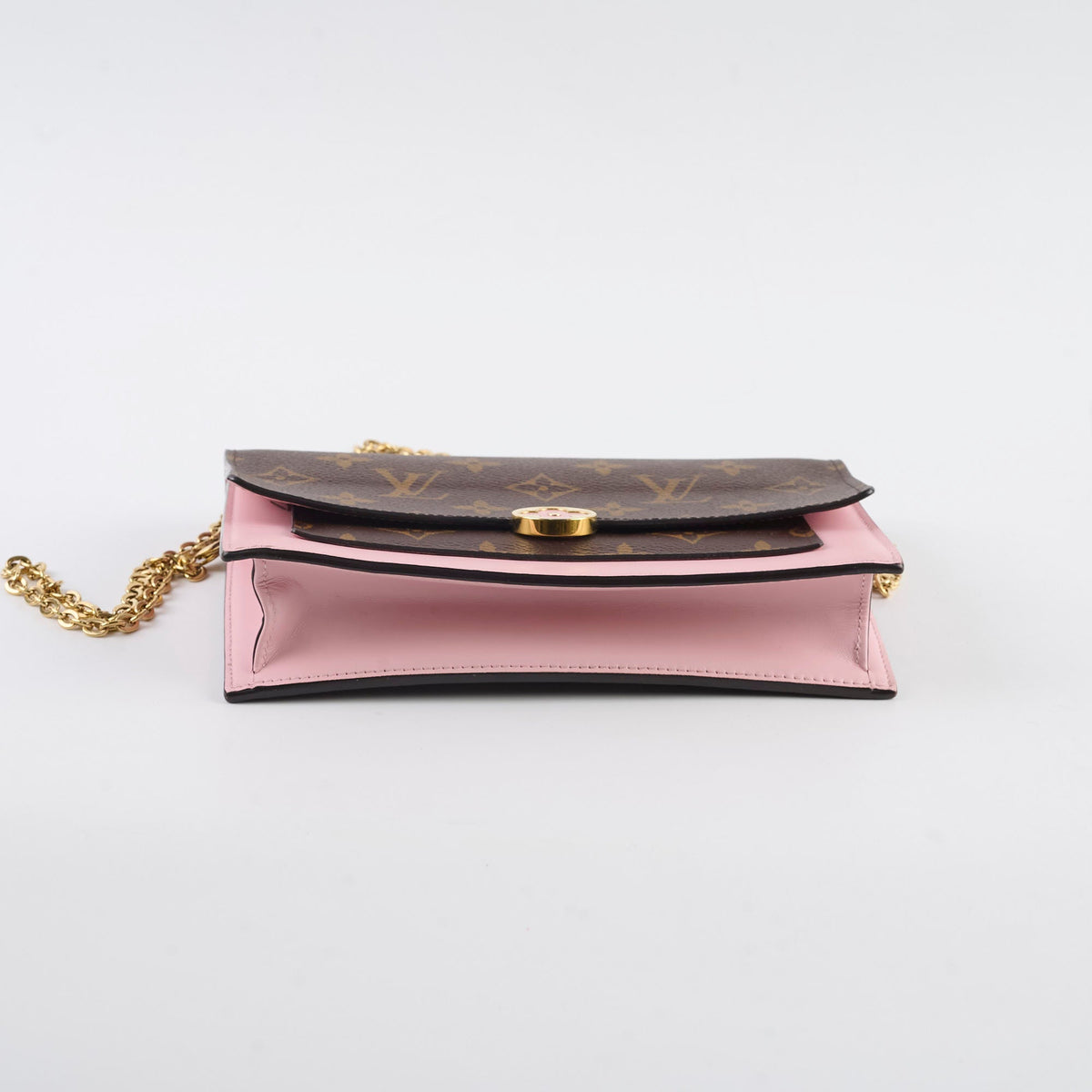 Louis Vuitton Flore Chain Wallet On Chain Monogram Pink - photo 4