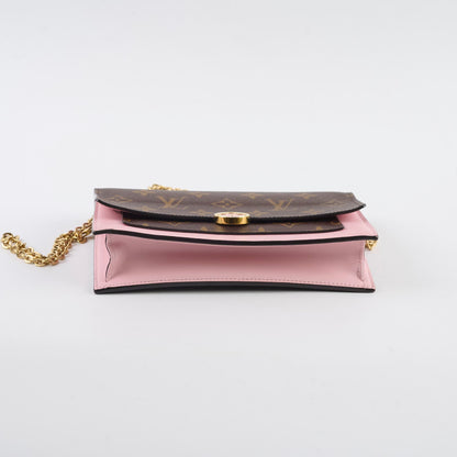Louis Vuitton Flore Chain Wallet On Chain Monogram Pink - photo 4