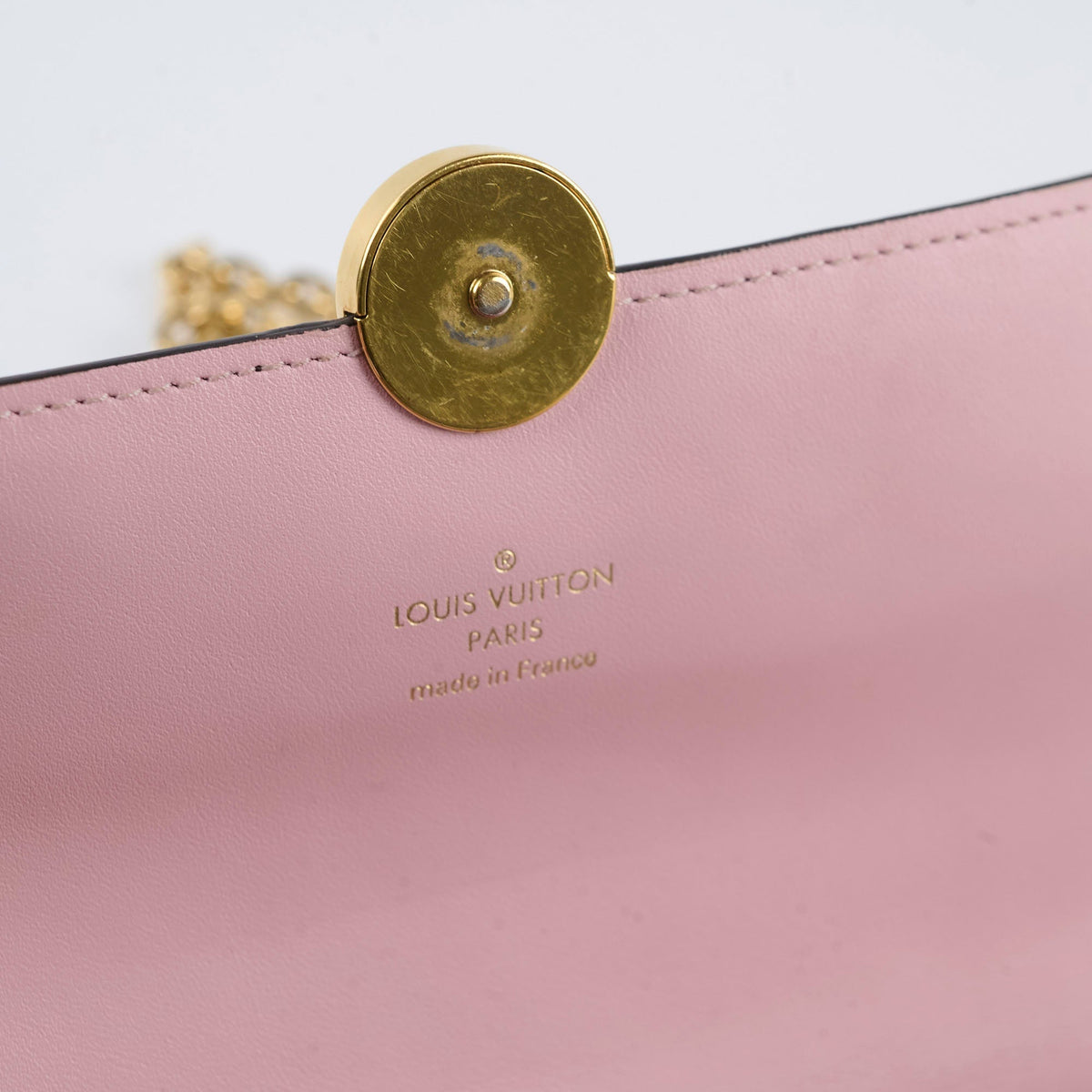Louis Vuitton Flore Chain Wallet On Chain Monogram Pink - photo 7