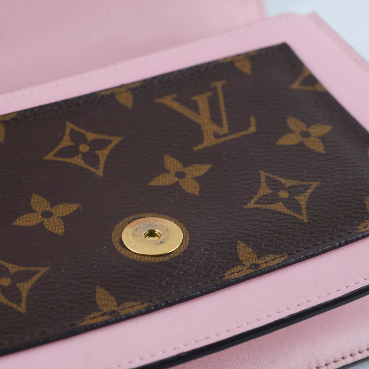 Louis Vuitton Flore Chain Wallet On Chain Monogram Pink - photo 10