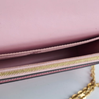 Louis Vuitton Flore Chain Wallet On Chain Monogram Pink - photo 5