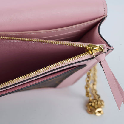 Louis Vuitton Flore Chain Wallet On Chain Monogram Pink - photo 6