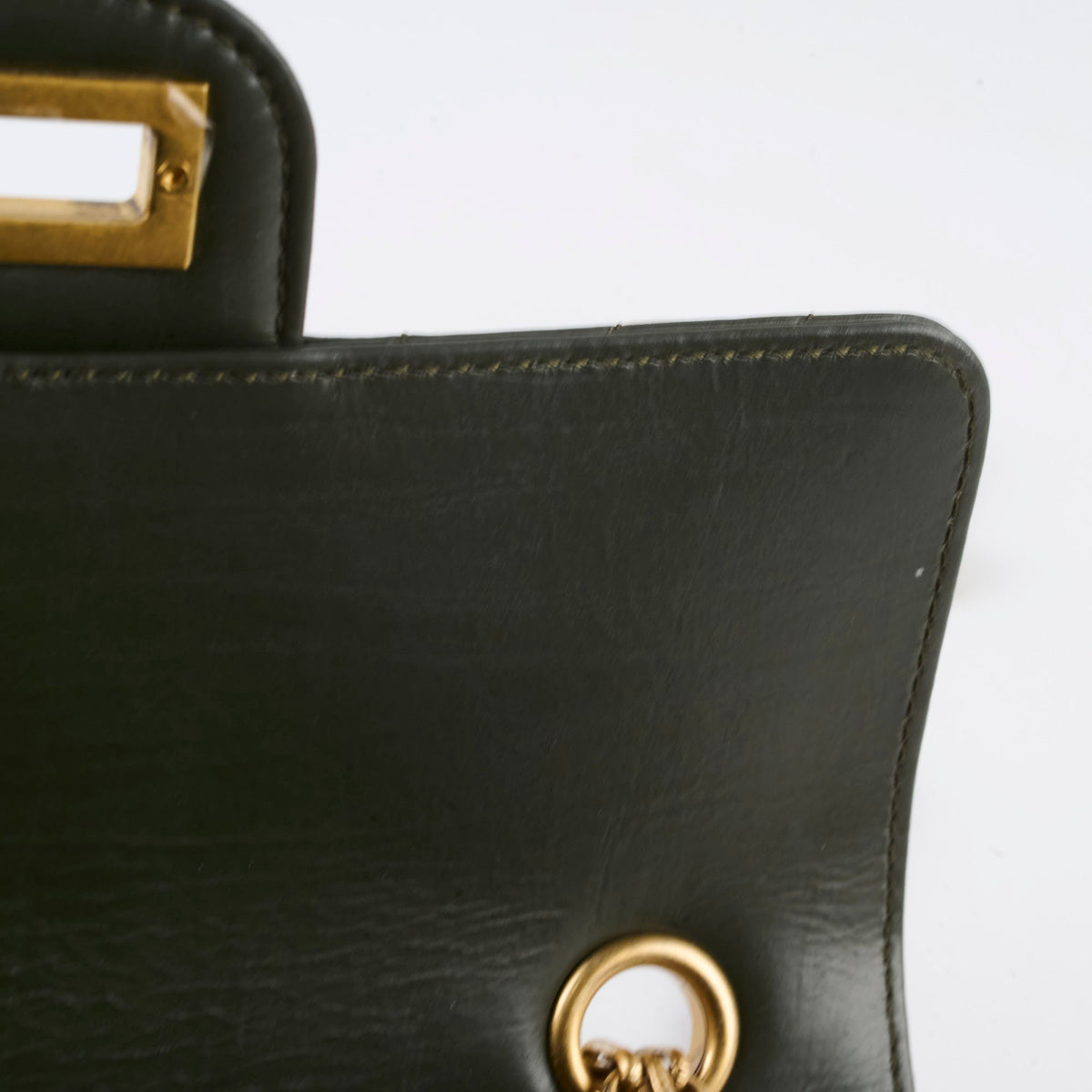 Chanel Mini 2.55 Chevron Reissue Khaki Green Microchipped - photo 8