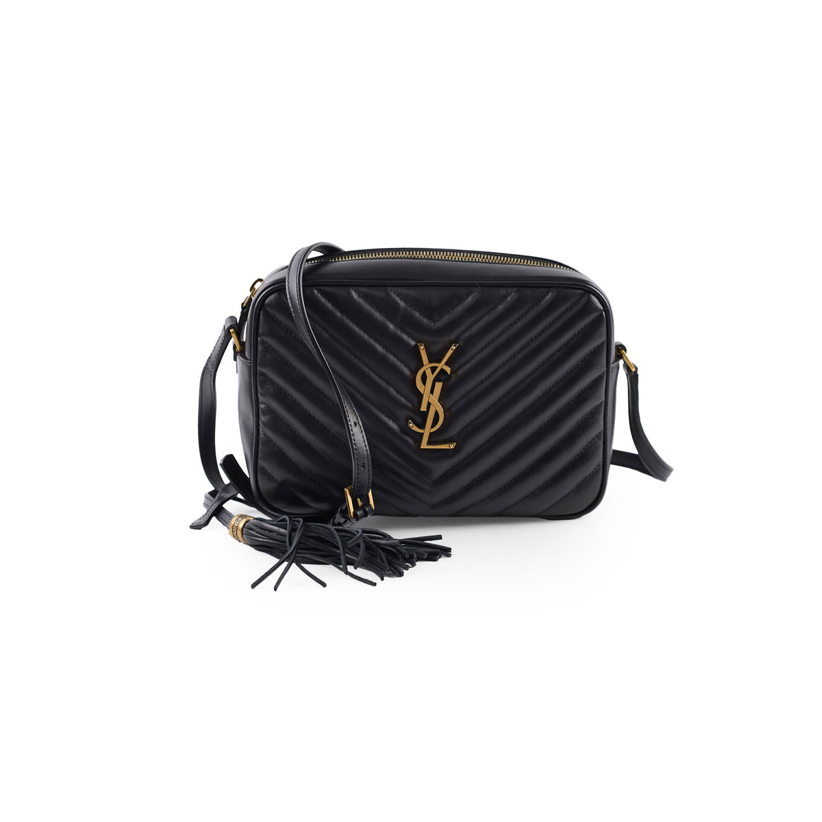 Saint Laurent Lou Camera Bag Black GHW - photo 1