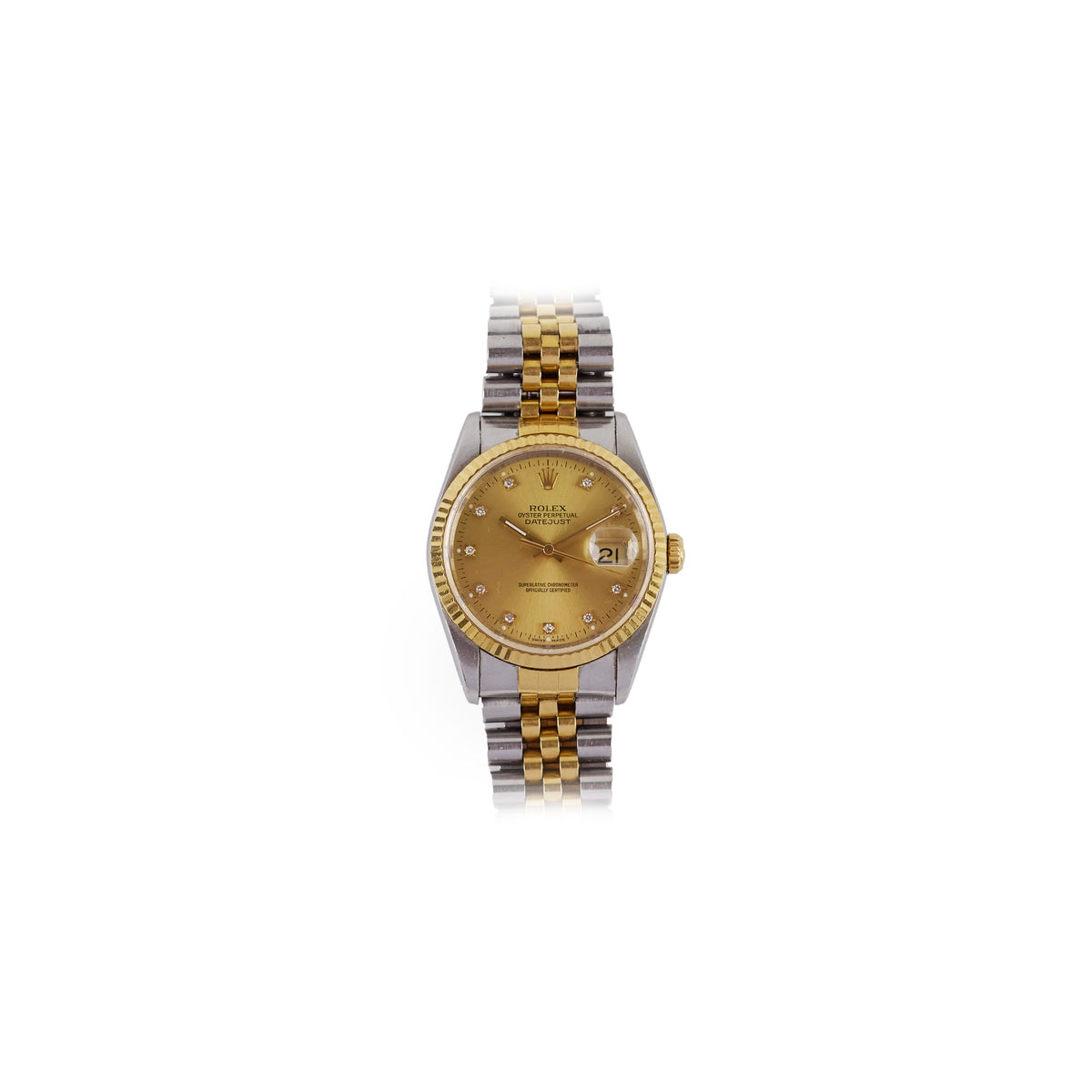 Rolex Two Toned Diamonds Datejust 36MM Watch - photo 1