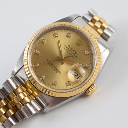 Rolex Two Toned Diamonds Datejust 36MM Watch - photo 6