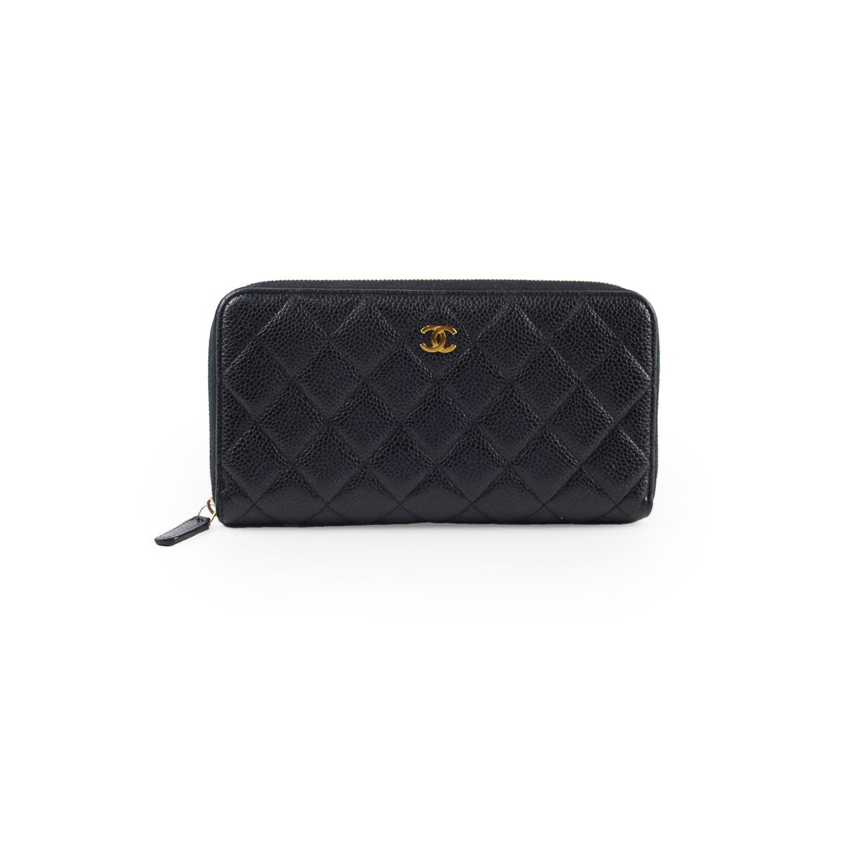 Chanel Zippy Wallet Caviar Black - photo 1