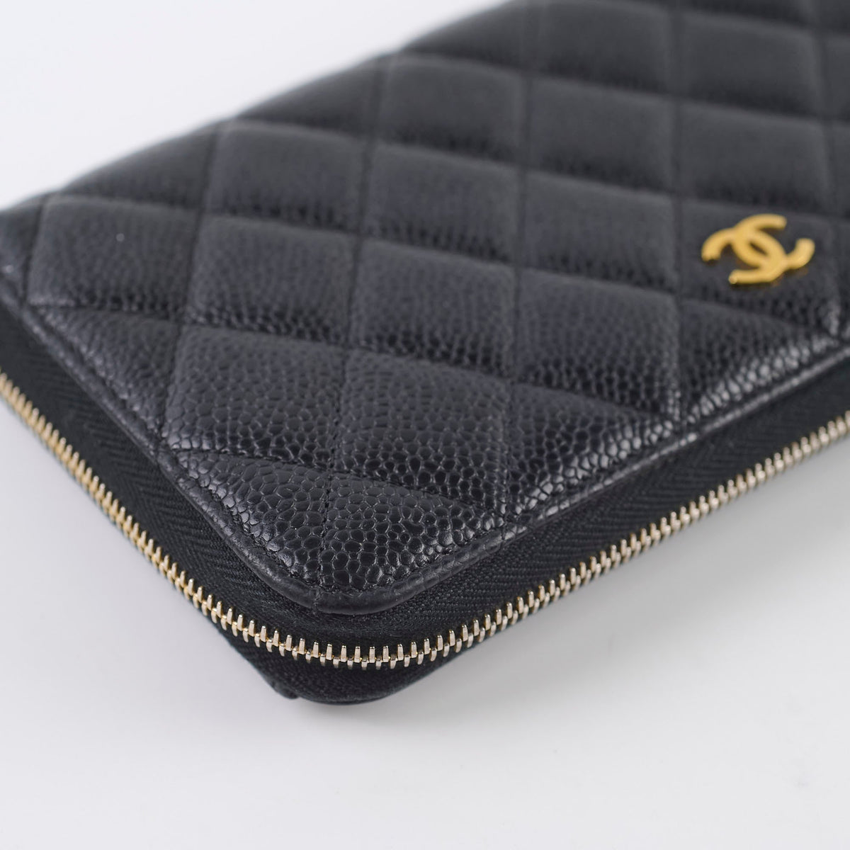 Chanel Zippy Wallet Caviar Black - photo 9