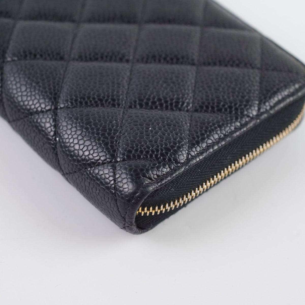 Chanel Zippy Wallet Caviar Black - photo 8