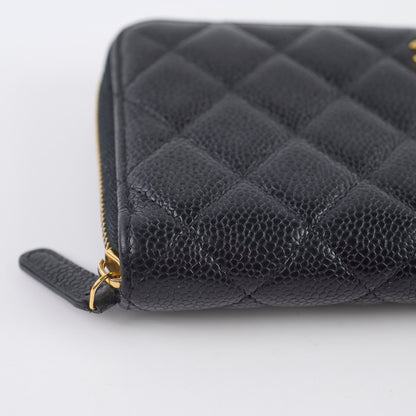 Chanel Zippy Wallet Caviar Black - photo 10