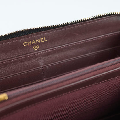 Chanel Zippy Wallet Caviar Black - photo 5