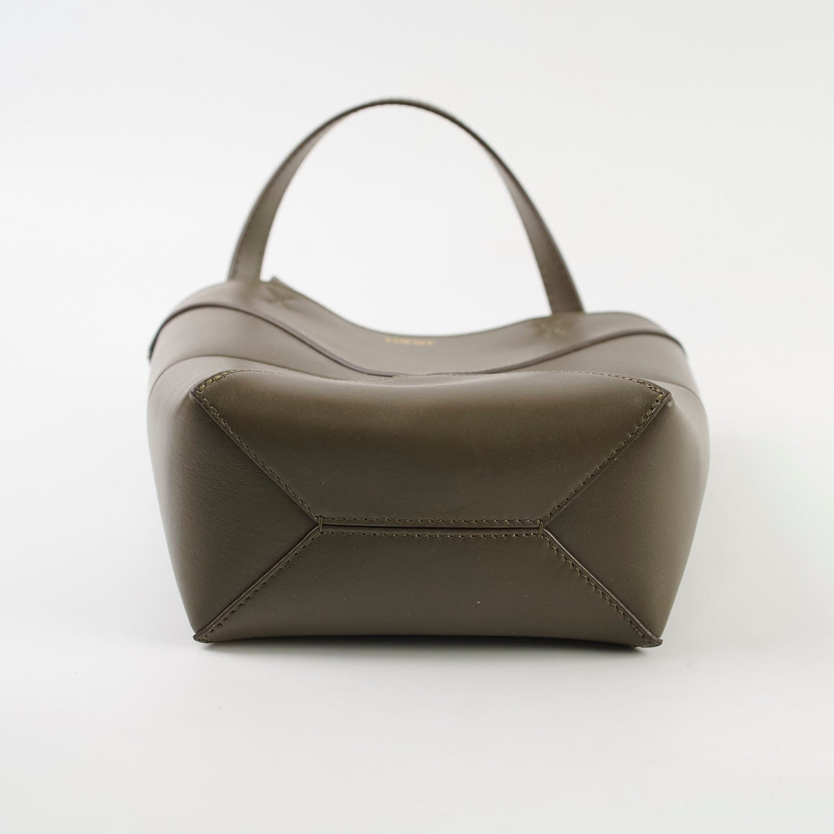 Loewe Mini Puzzle Fold Tote Dark Khaki - photo 4