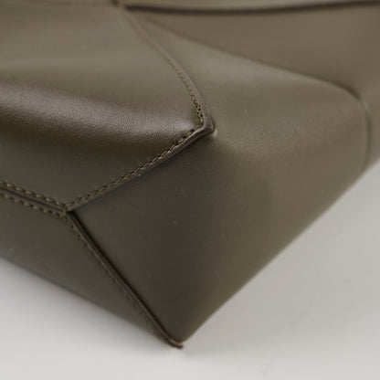 Loewe Mini Puzzle Fold Tote Dark Khaki - photo 8