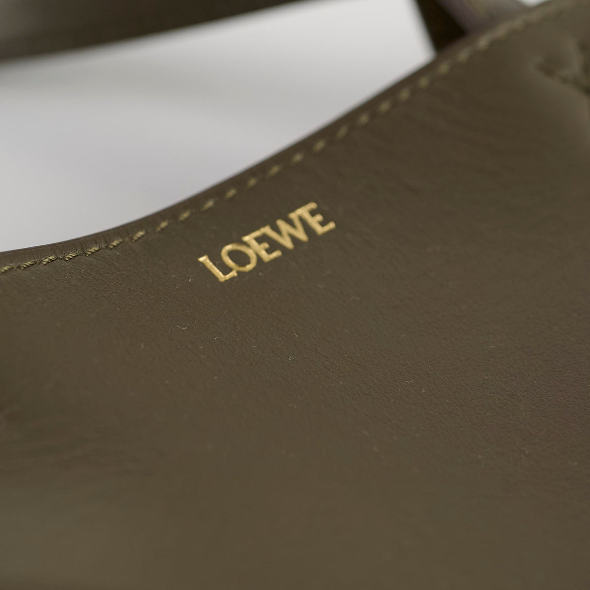 Loewe Mini Puzzle Fold Tote Dark Khaki - photo 9