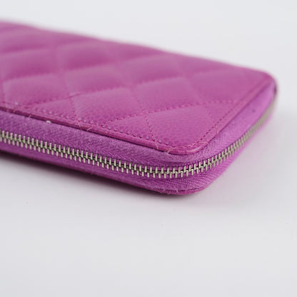 Chanel CC Wallet Purple Caviar - photo 10