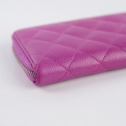 Chanel CC Wallet Purple Caviar - photo 9