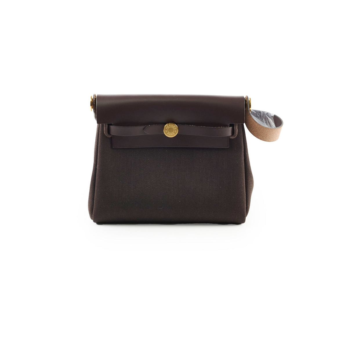 Hermes Mini Herbag Ebene/Chocolate - Stamp K - photo 1