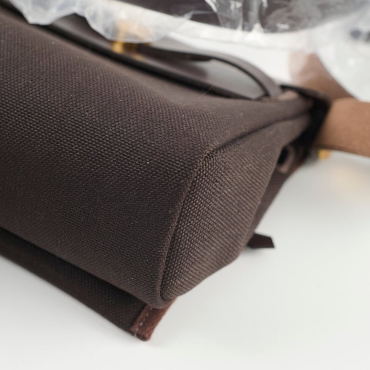 Hermes Mini Herbag Ebene/Chocolate - Stamp K - photo 10