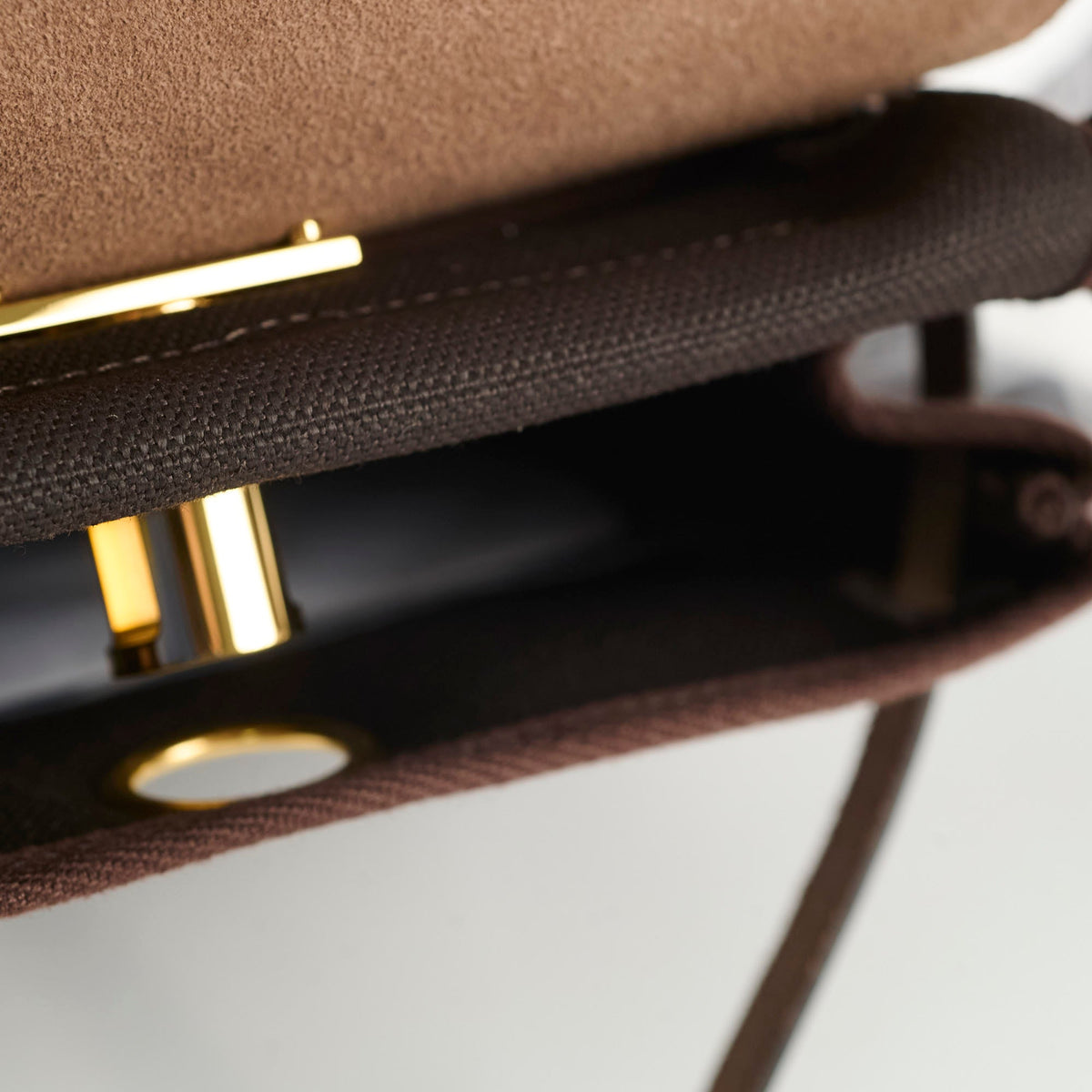 Hermes Mini Herbag Ebene/Chocolate - Stamp K - photo 5