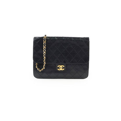 Chanel Vintage Square Flap Lambskin Black - photo 1