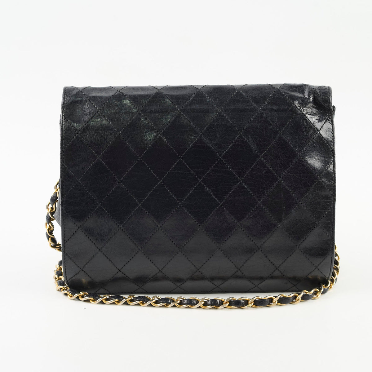 Chanel Vintage Square Flap Lambskin Black - photo 2